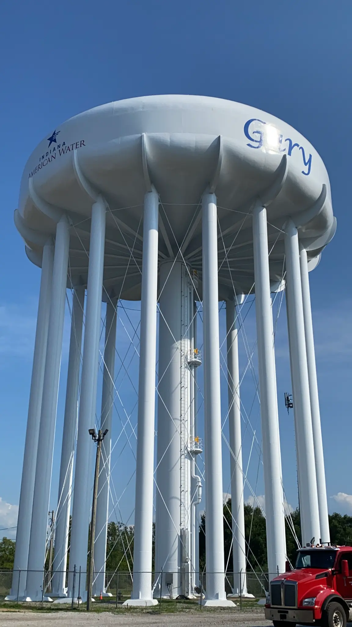 Indiana American Water Gary IN 2.5M Gal Elevated Tank
